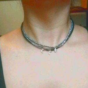 Set of 3 Beaded Charm Chokers